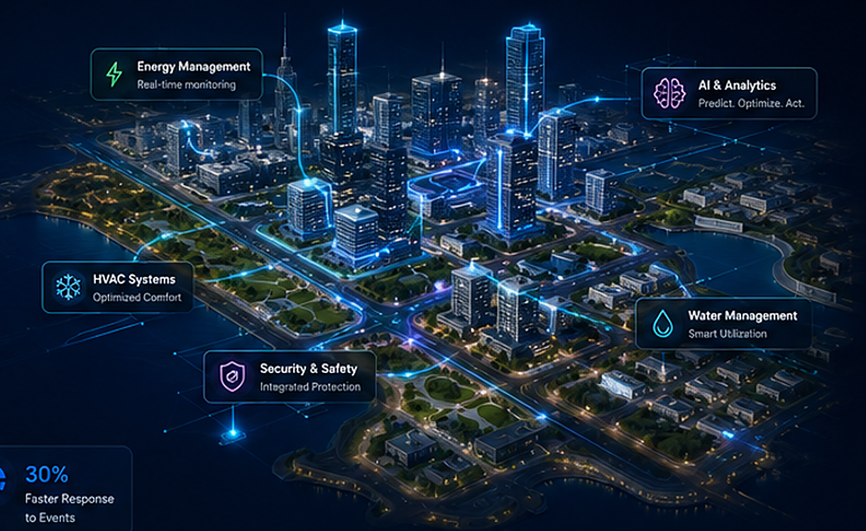 CoreSpherix smart city digital twin — dark